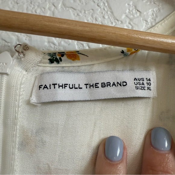 Faithfull The Brand Palma Dress Floral Print Size 10 - Picture 4 of 6